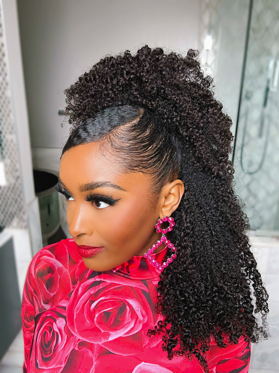 The Perfect Curly Style For Valentine's Day (Feat. Clip Ins)