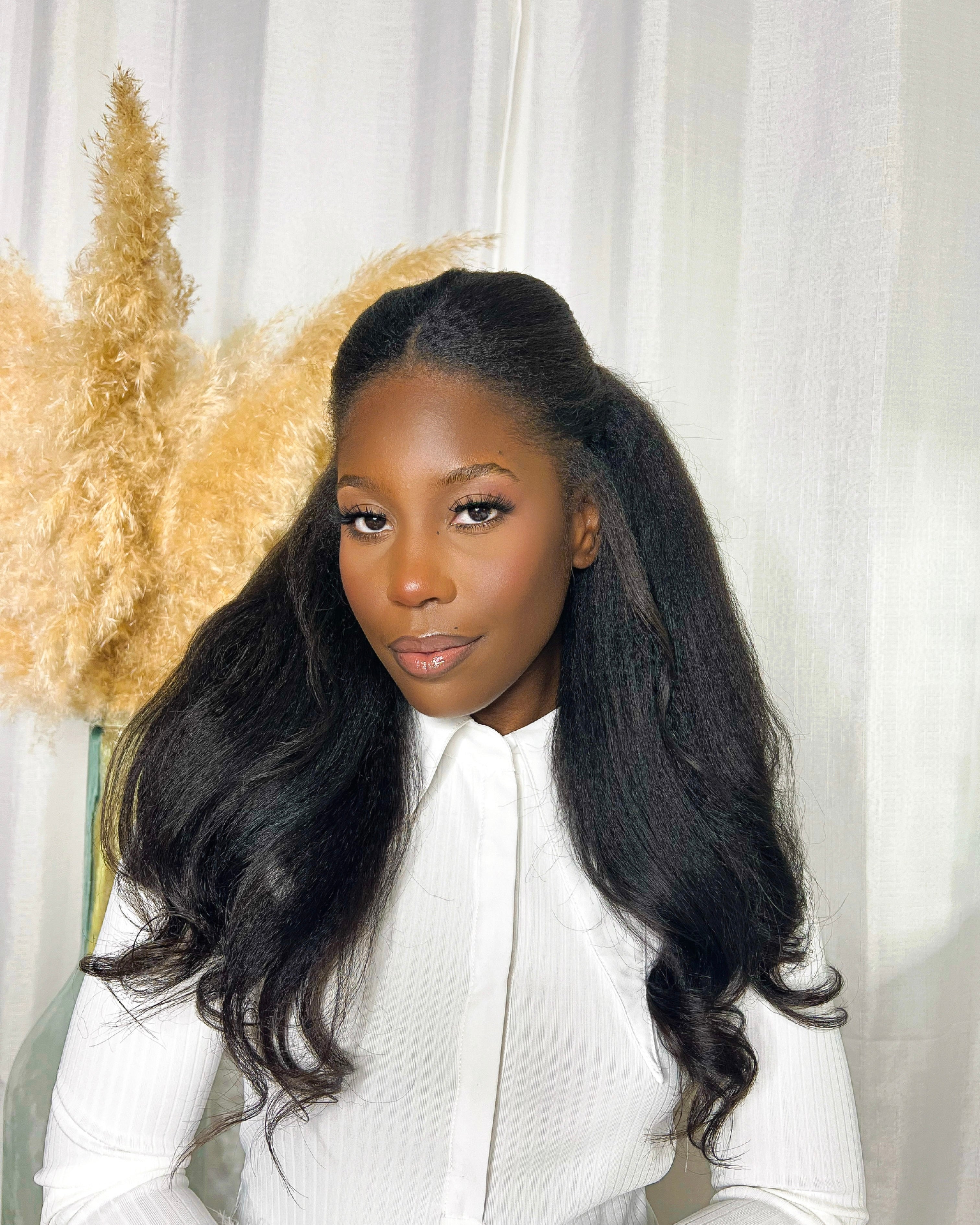 Three Effortless Elegant Natural Hairstyles