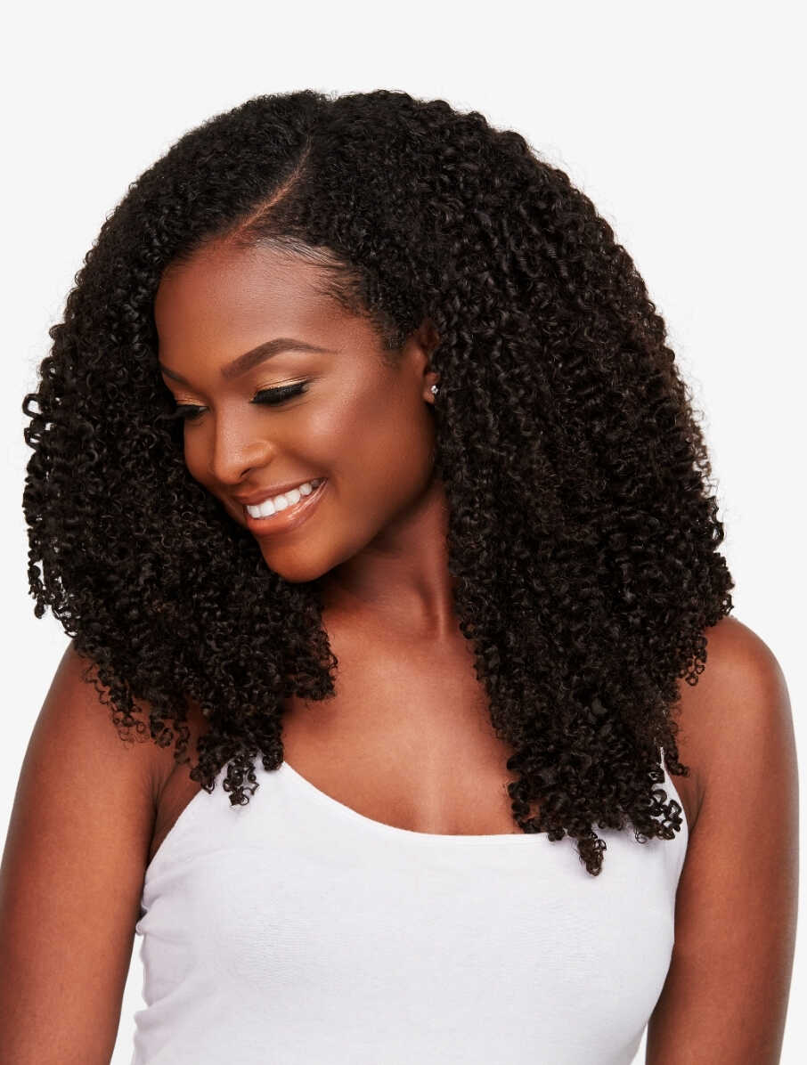 HEAT FREE HAIR FOR KURLS WEFTED HAIR, SIDE VIEW