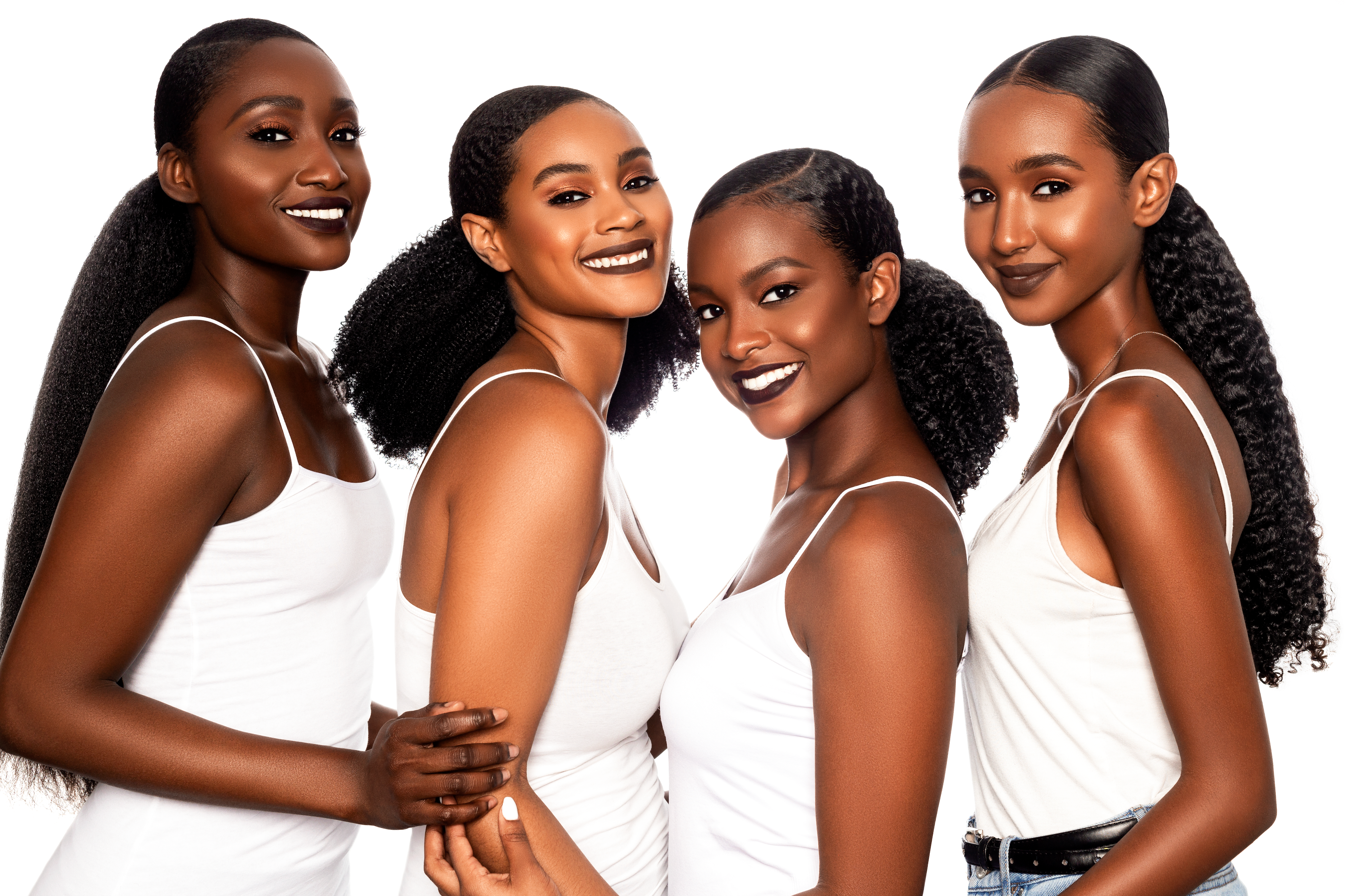 100% virgin drawstring ponytail extensions.