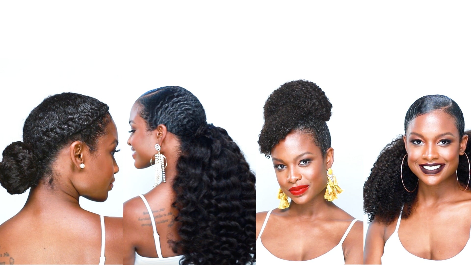 Drawstring Styles 4 Drawstring Ponytail Styles for Natural Hair
