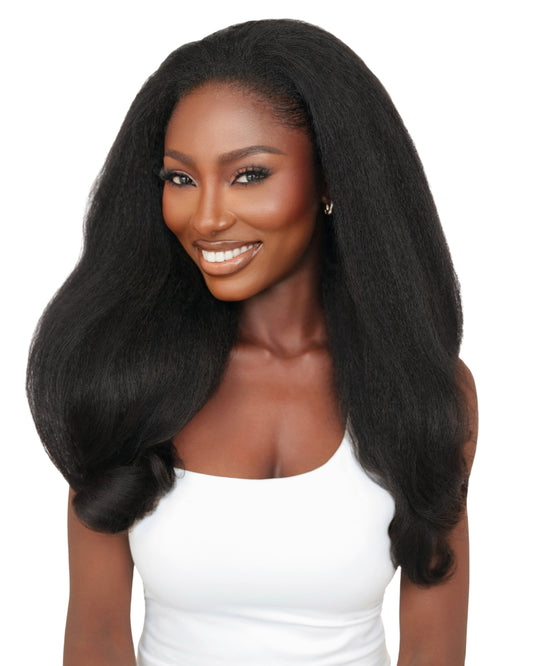 "Blow Out" Half Wig