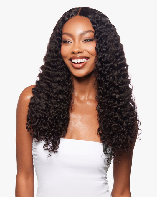 Clip In 3B 3C Curly Hair Extensions for Black Hair Heat Free