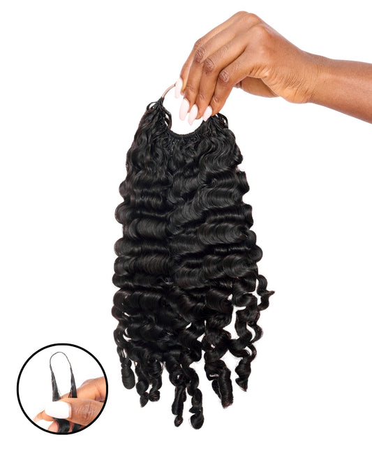 "Soft Spiral" Crochet Hair